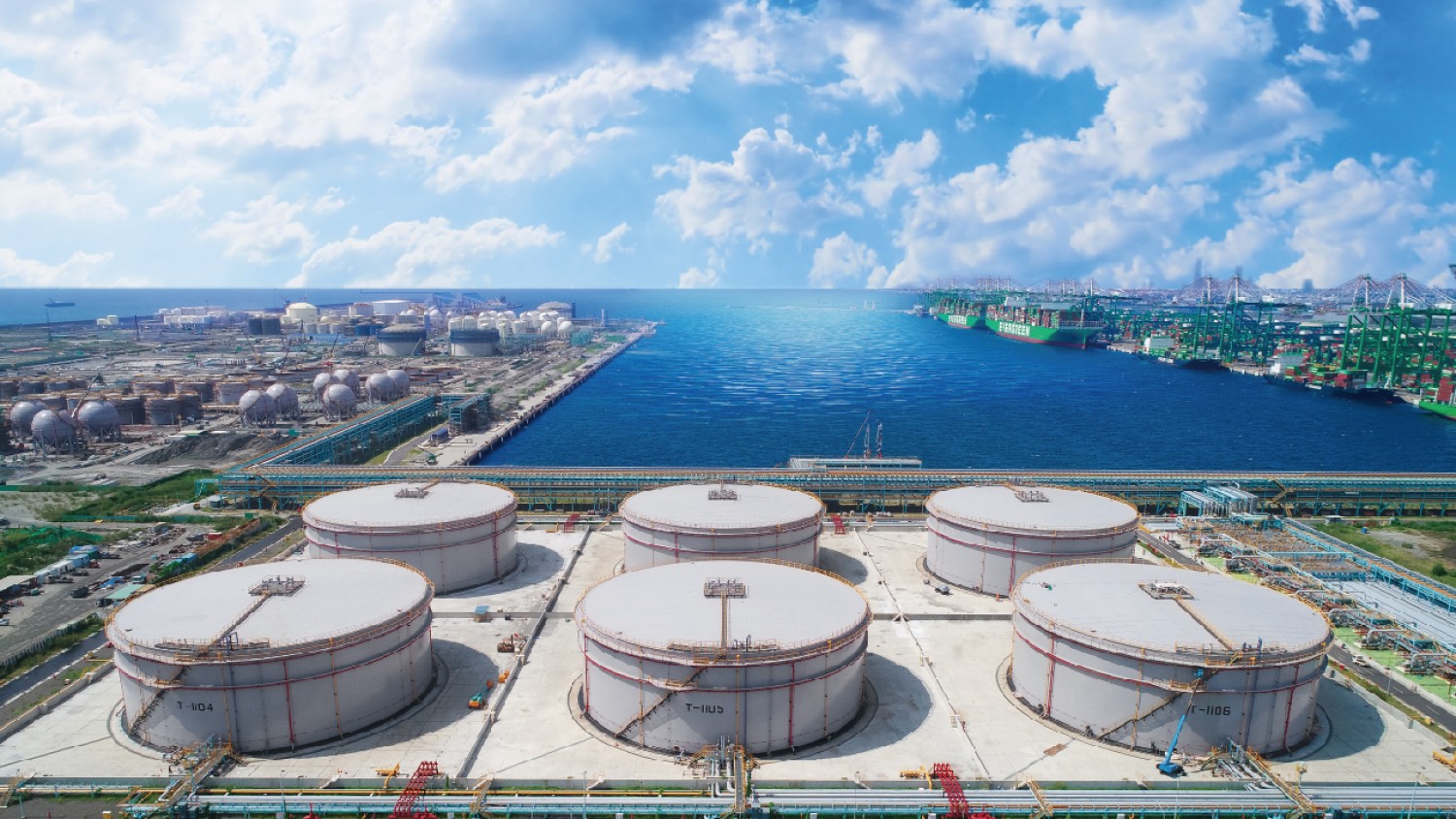 大林石化油品儲運中心一區 6座5萬公秉油槽 (T1101~T1106) 統包工程圖片