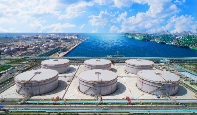 大林石化油品儲運中心一區6座5萬公秉油槽